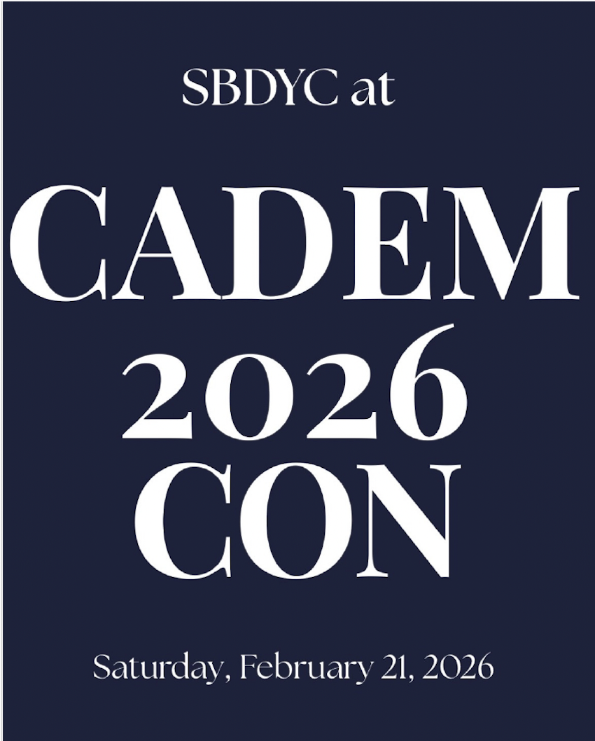Opening slide of the SBDYC at CADEM 2026 presentation